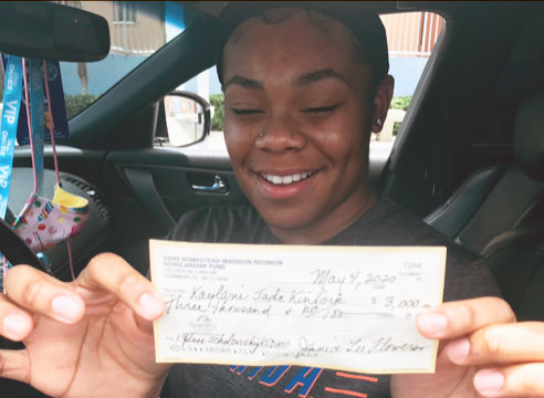 Kayalani Jade Kinlock, SDHS scholarship recipient, is headed to University of Central Florida